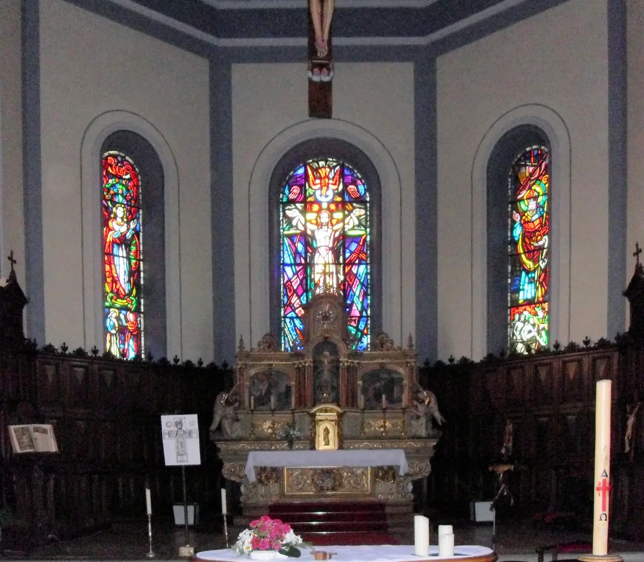 Widensolen, Église Saint-Nicolas à l'intérieur