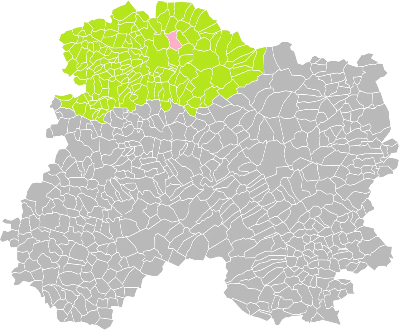 Witry-lès-Reims (Marne) dans son Arrondissement