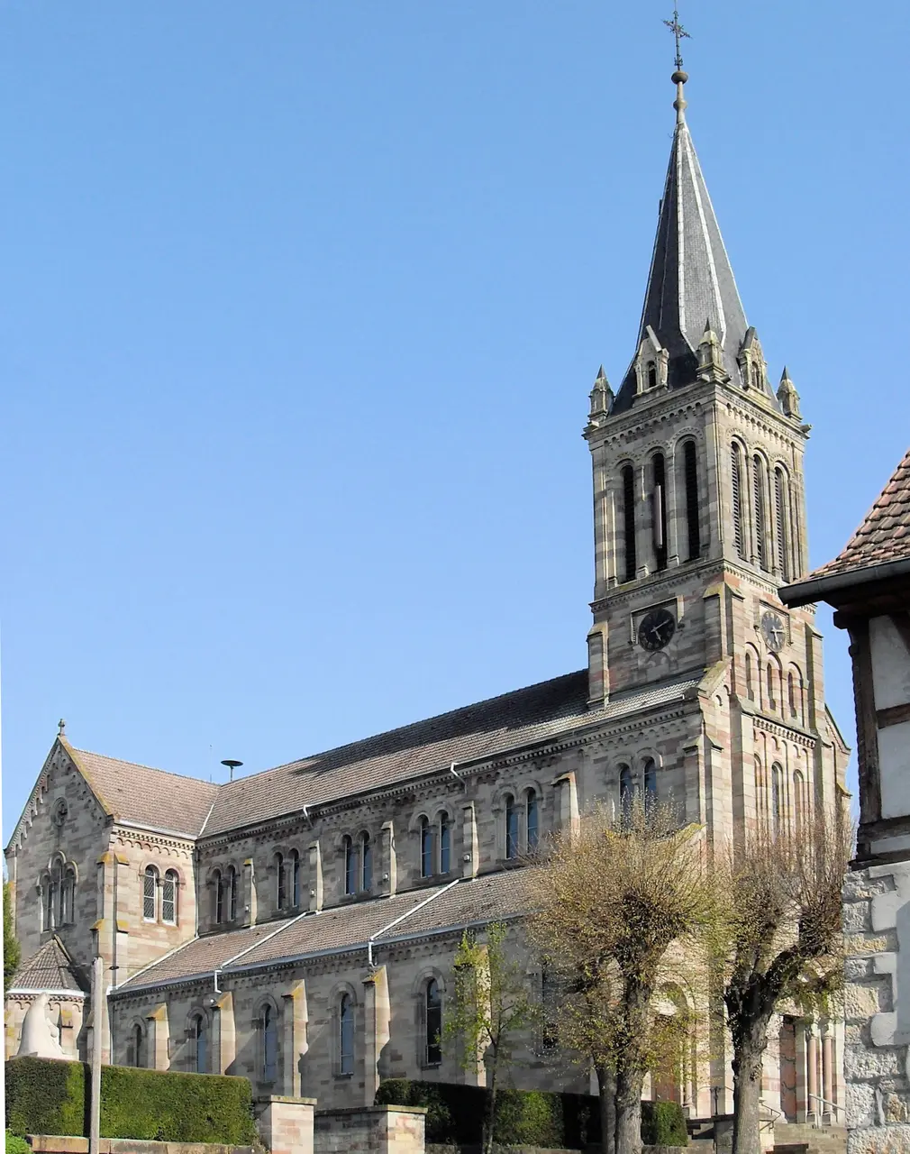 Zillisheim, Eglise Saint-Laurent