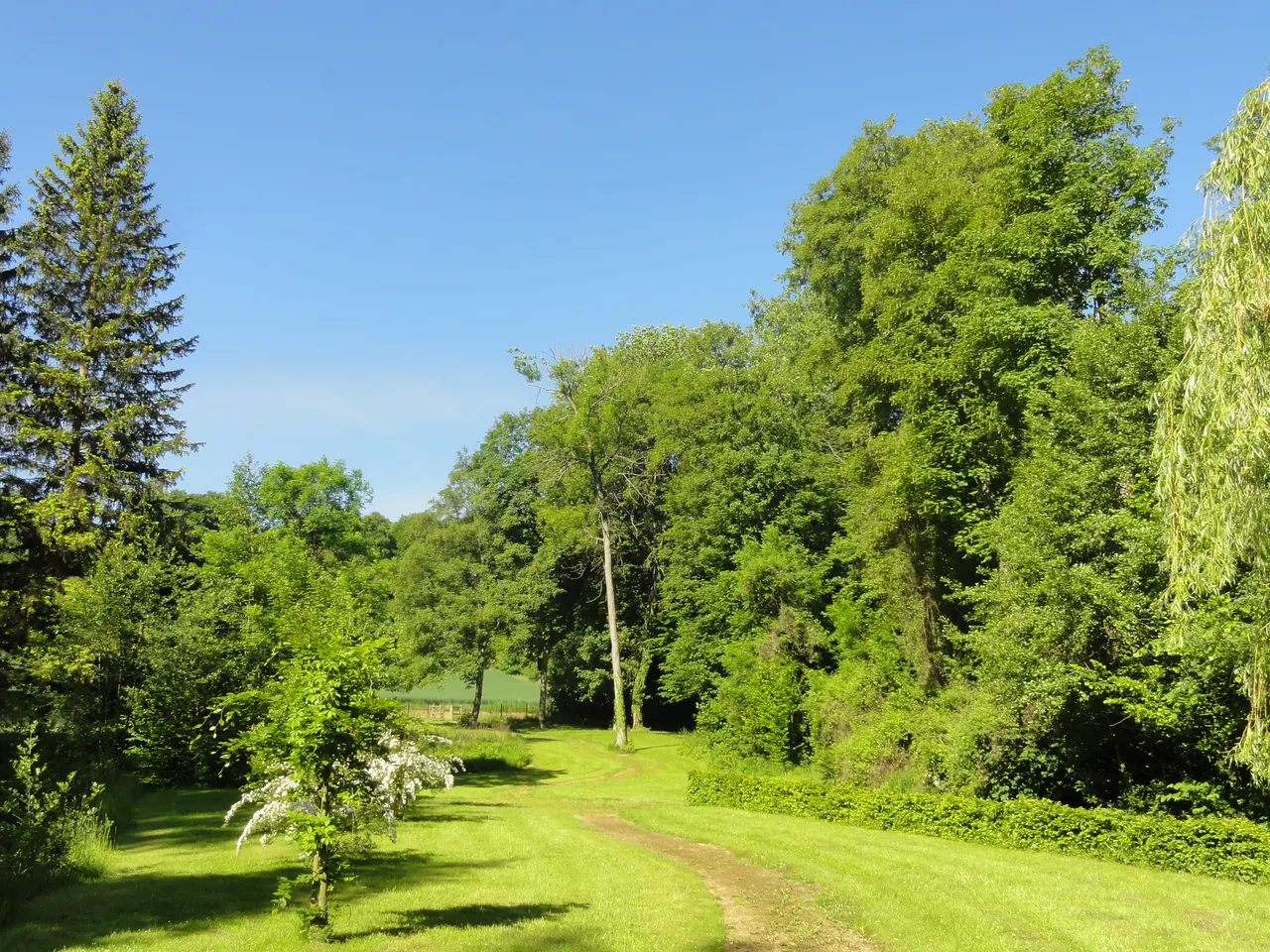Angicourt (60), parc municipal 1