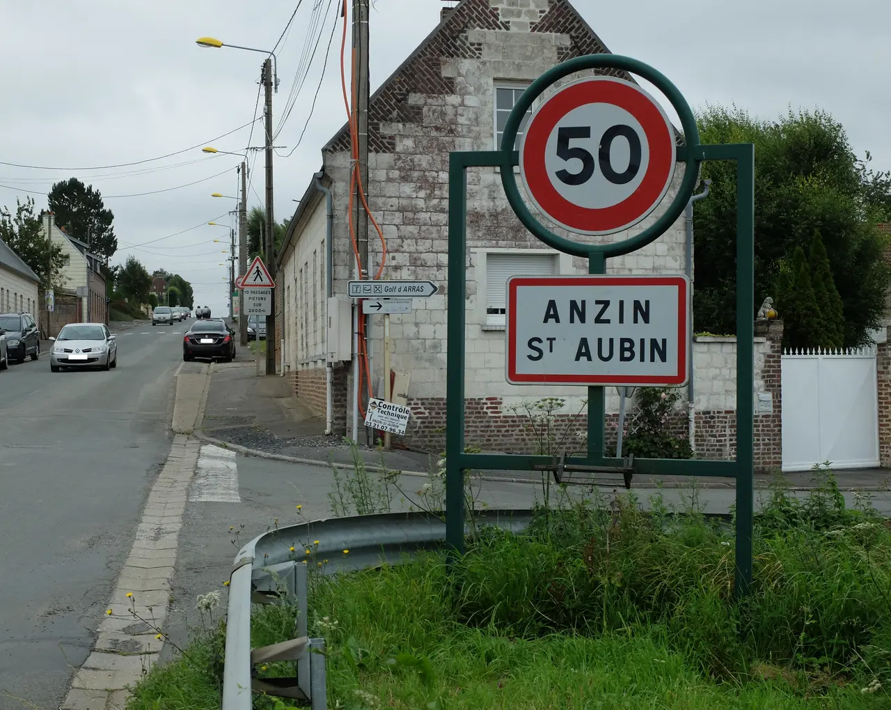 Anzin-Saint-Aubin - Panneau d'entrée