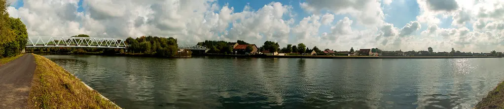 Panorama Canal de la Deule a Bauvin..59