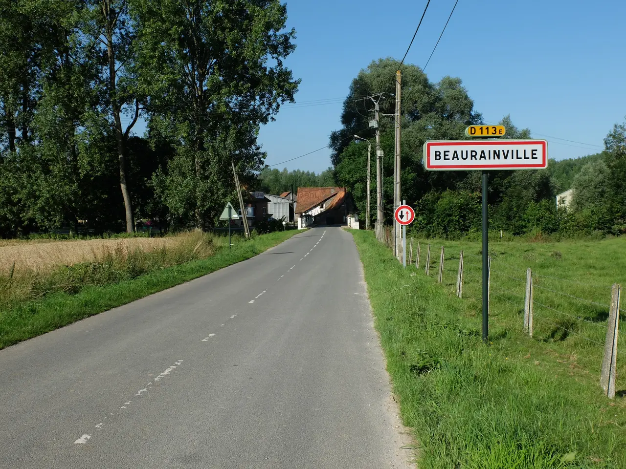 Beaurainville - Entrée de commune