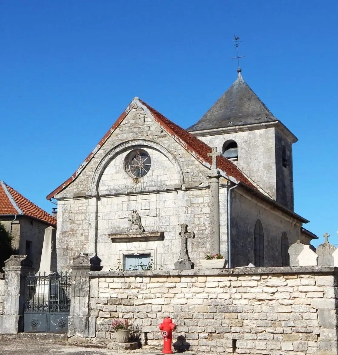 Biernes ( 52 ) l'église Saint-Pierre-Saint-Paul