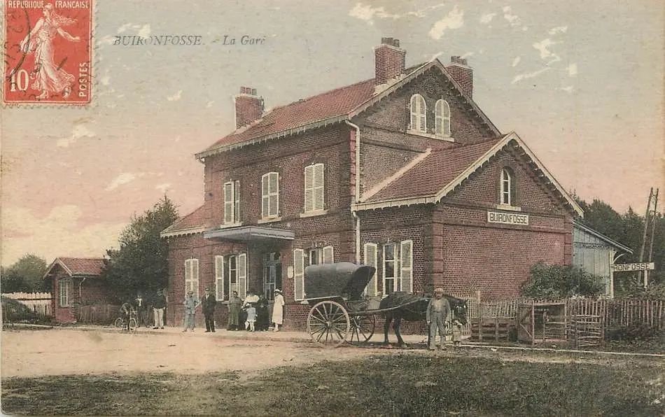 Buironfosse La gare 1910