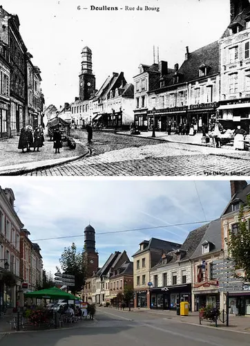 Doullens, then and now