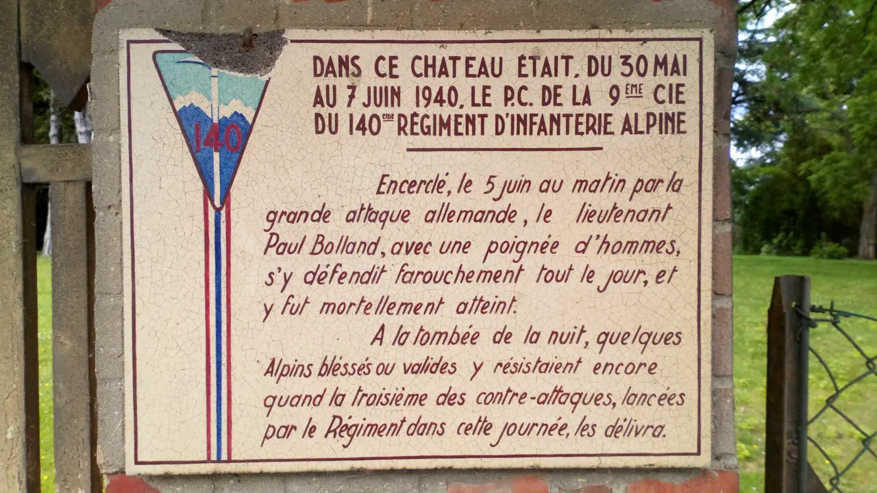 Eppeville, plaque mémorielle 2