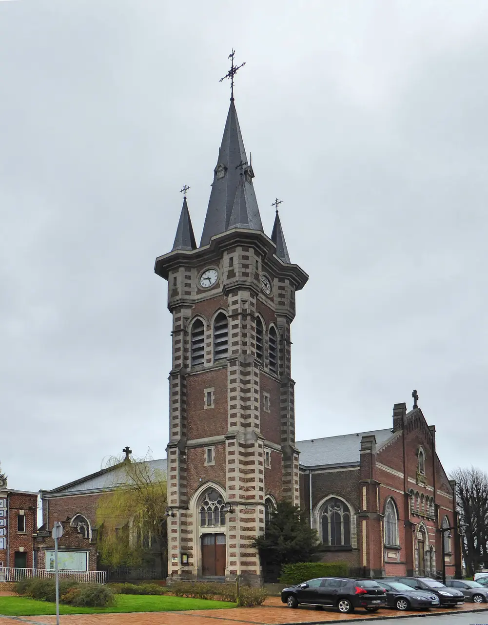 Fournes-en-Weppes L'église de La-Nativité-de-Notre-Dame en 2017
