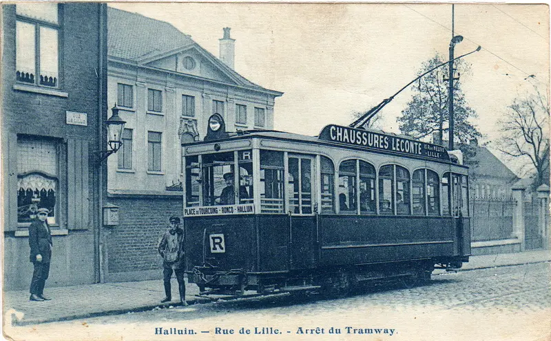 Halluin Rue de Lille Arrêt du tramway