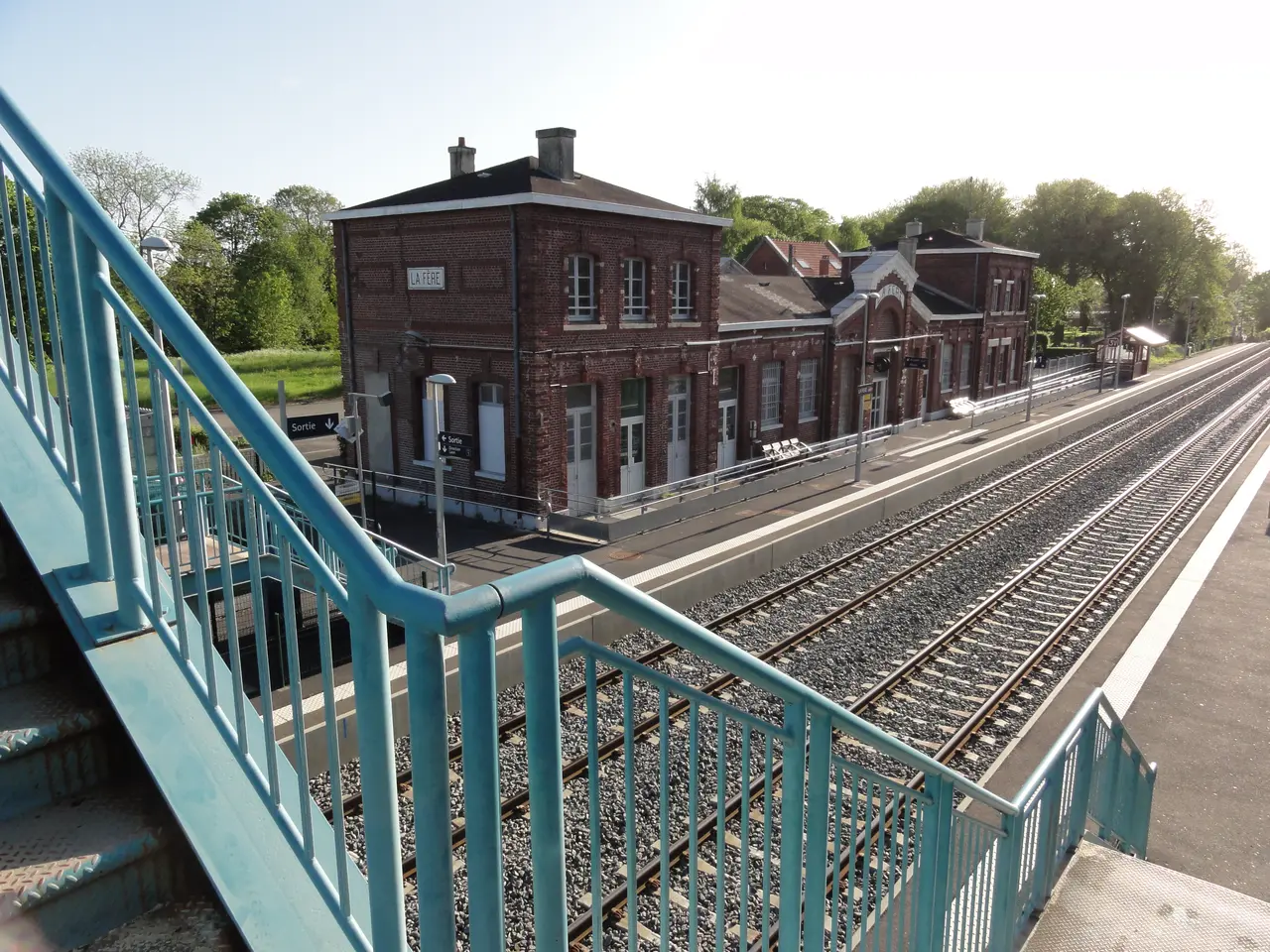 La Fère (Aisne) la gare