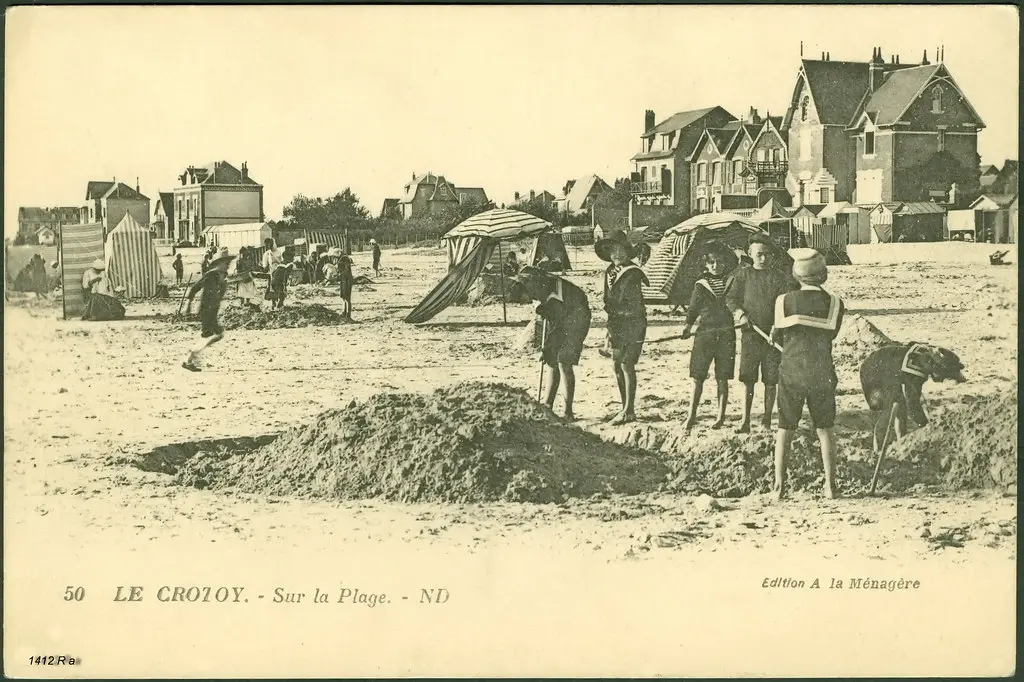Le Crotoy - Sur la Plage 1925.