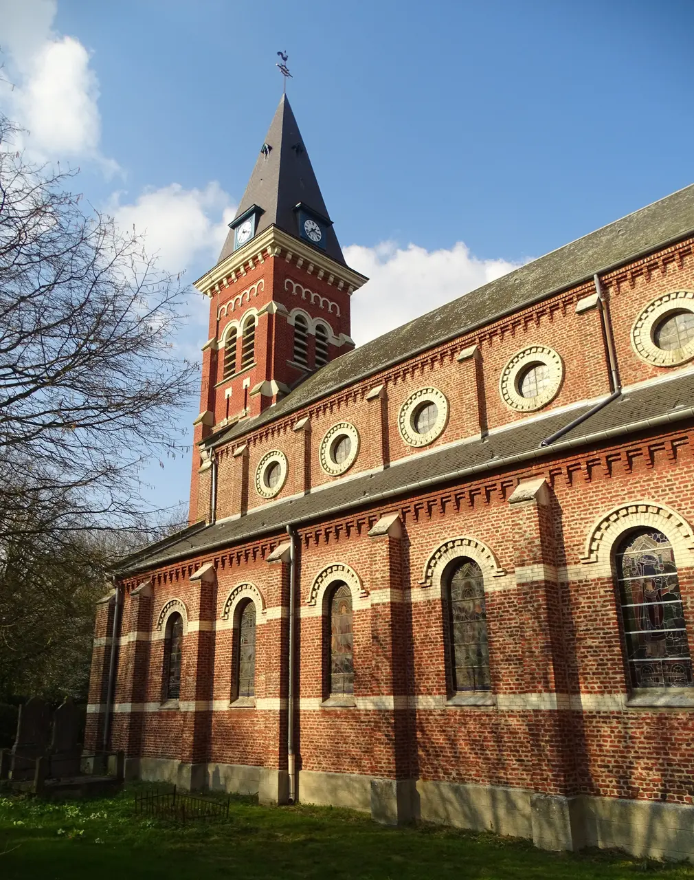 Lécluse - Église Saint-Vaast (02)