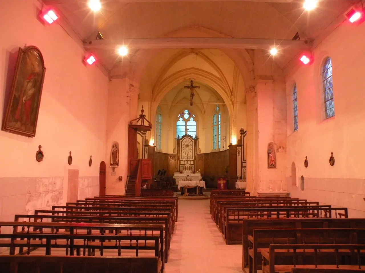 Église Sainte-Marguerite de Lormaison nef
