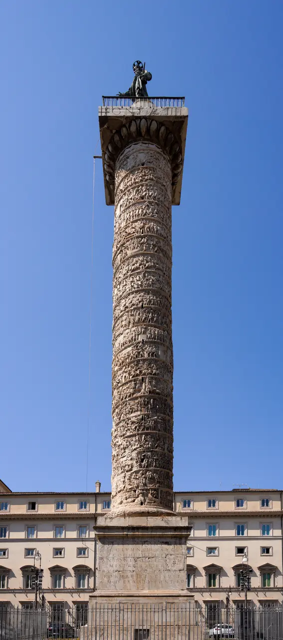 Colonna di Marco aurelio - Frontale