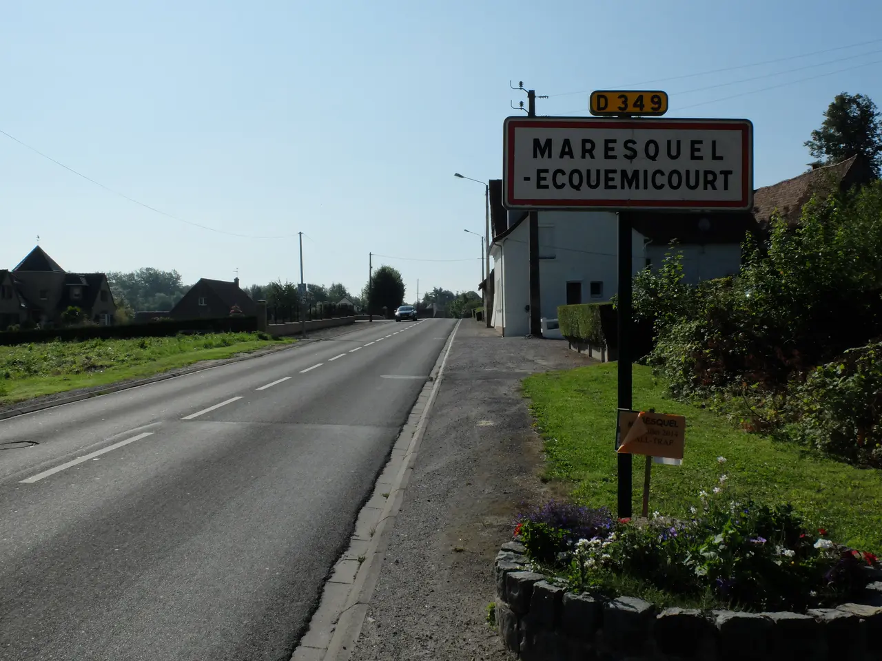 Maresquel-Ecquemicourt - Entrée de commune