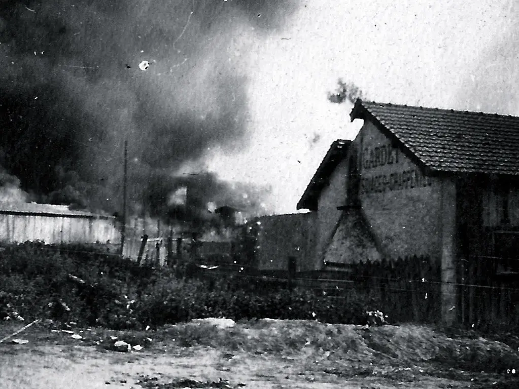 2éme bataille de la Marne - Neuilly saint front - Offensive allemande (baptisee Blucher)de 1918 - (photo VestPocket Kodak Marius Vasse 1891-1987)