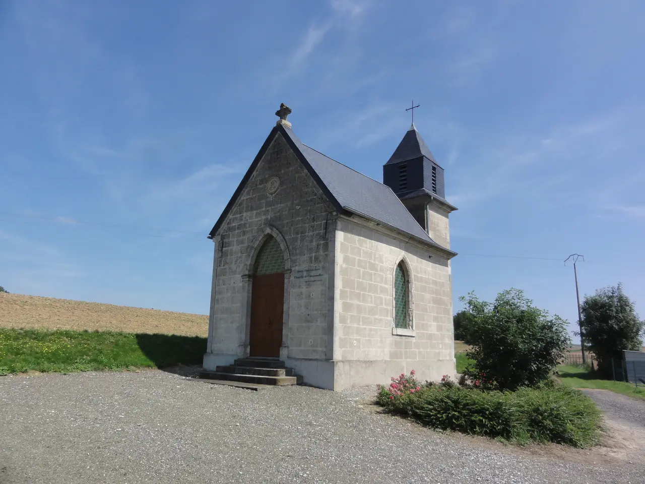 Origny-Sainte-Benoite (Aisne) chapelle de Courjumelles