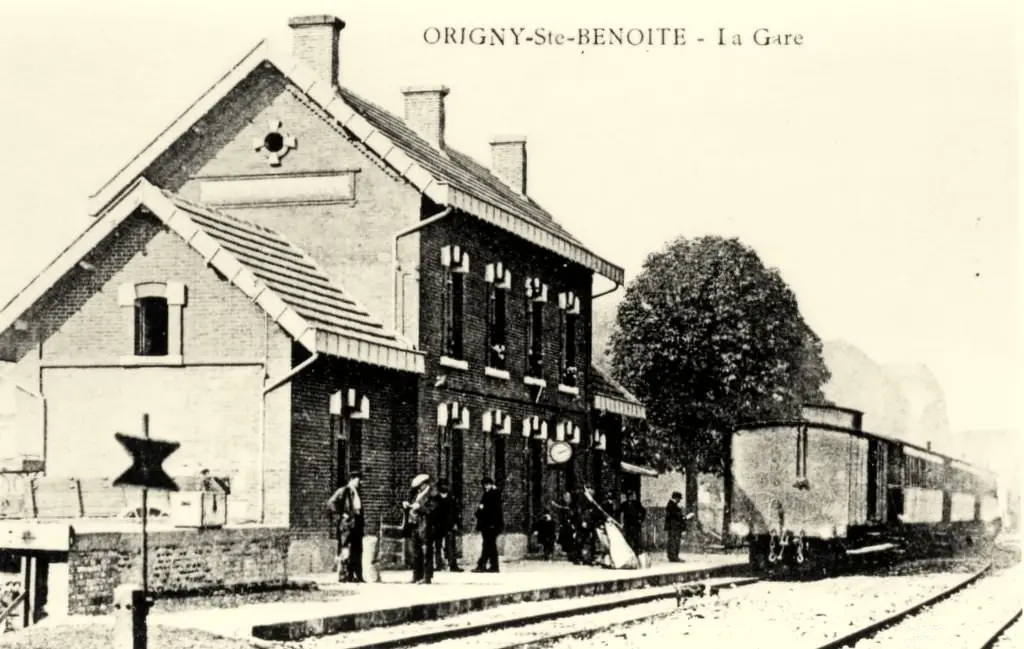 Origny-Sainte-Benoite Gare 1920