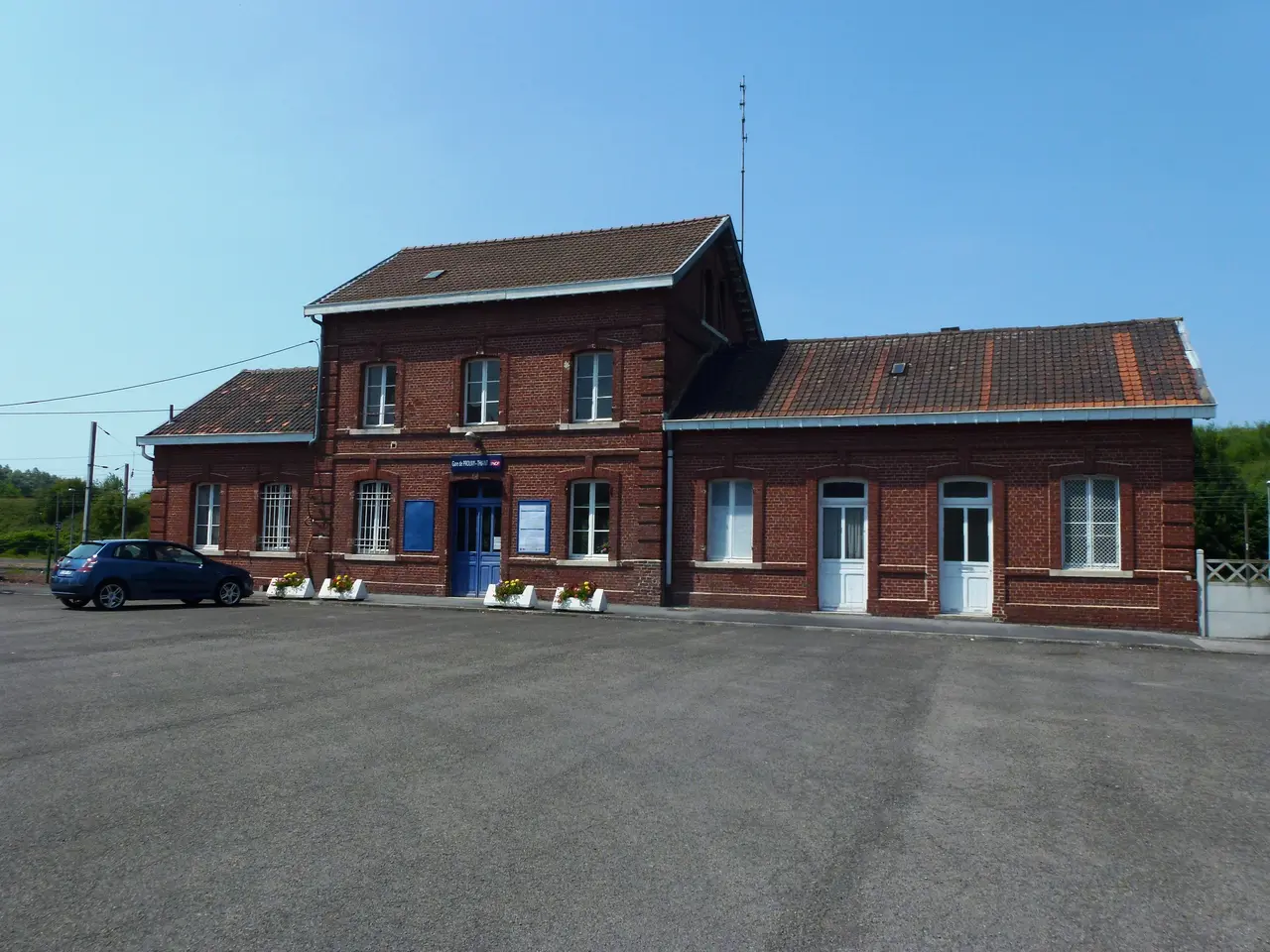 Prouvy (Nord, Fr) gare de Prouvy-Thiant