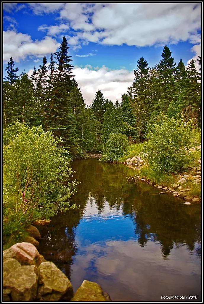 La Rivière du Moulin des Éboulements