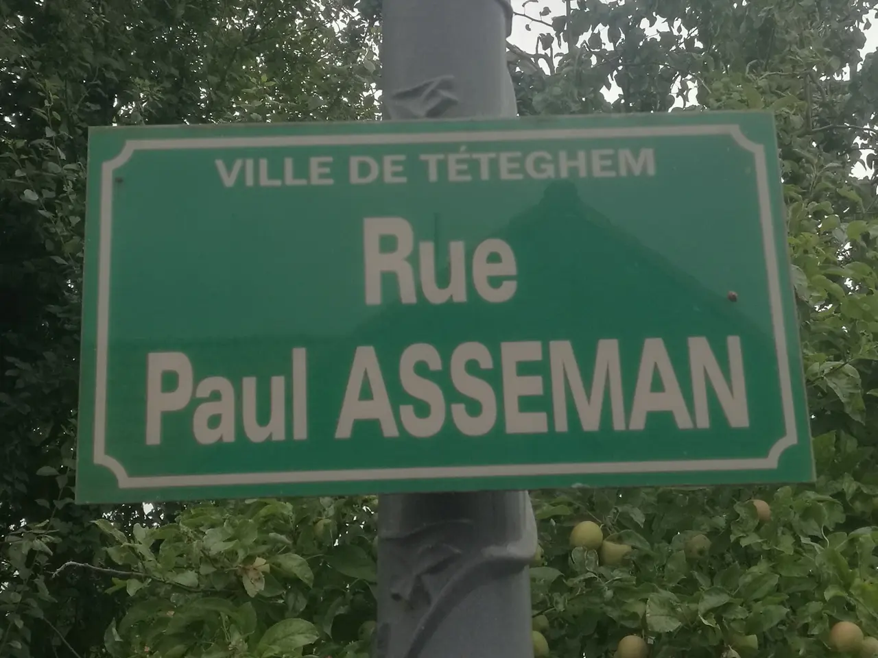 Plaque de rue Paul Asseman