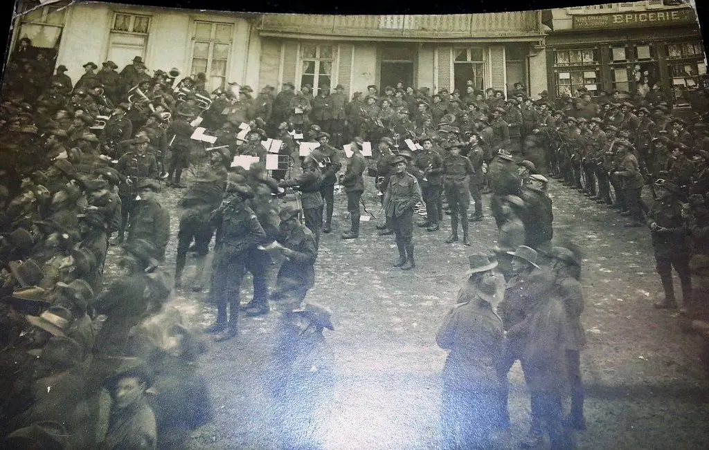WW1 Armistice Day in Vignacourt, France