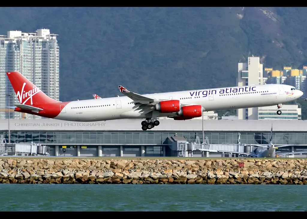 A340-642 | Virgin Atlantic | G-VRED | HKG