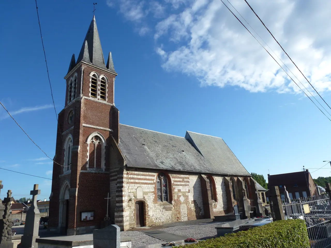 File:Campagne-lès-Wardrecques (Pas-de-Calais, Fr) église Saint-Martin.JPG