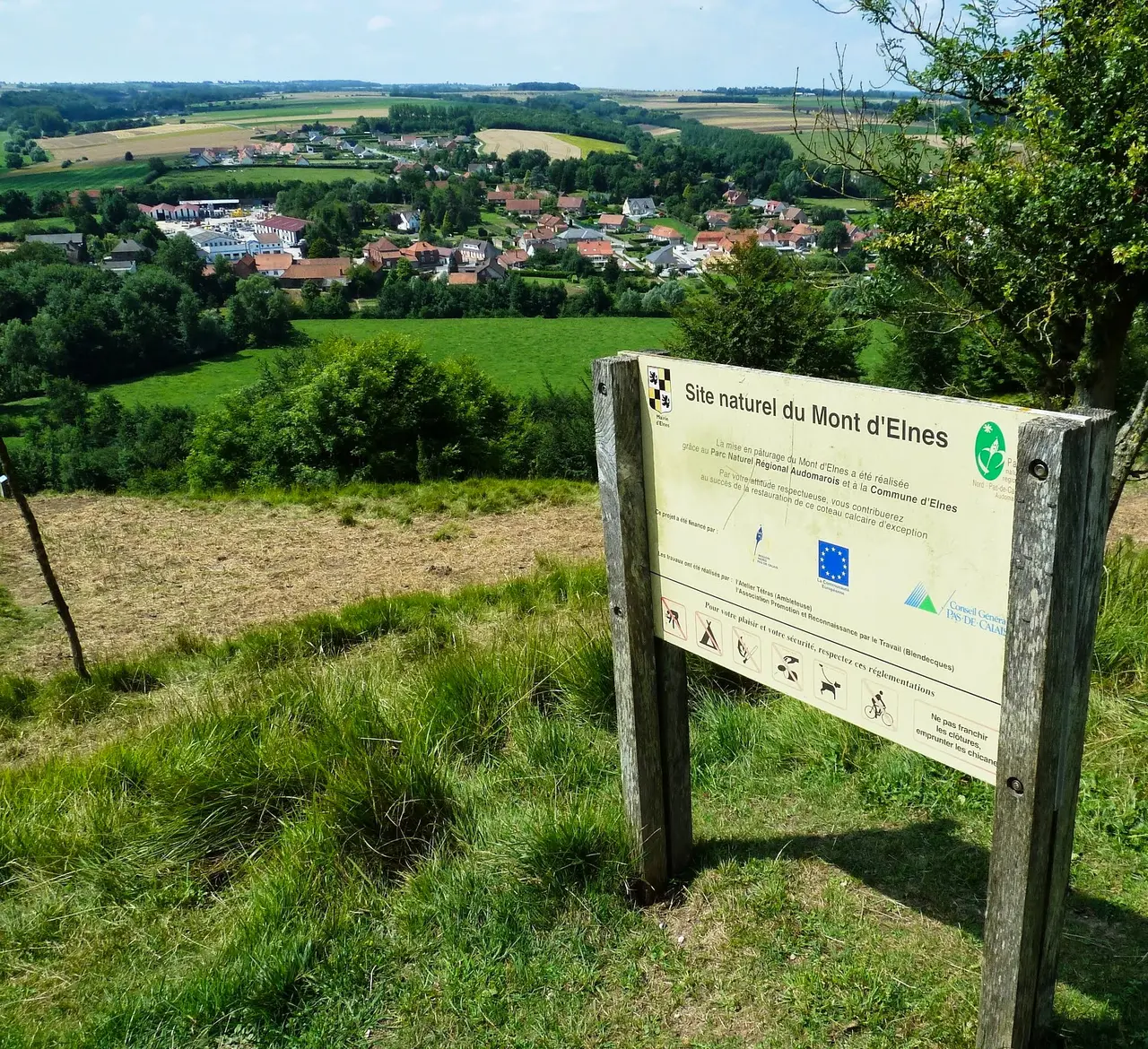 Elnes vu des coteaux de Wavrans-sur-l'Aa (2)