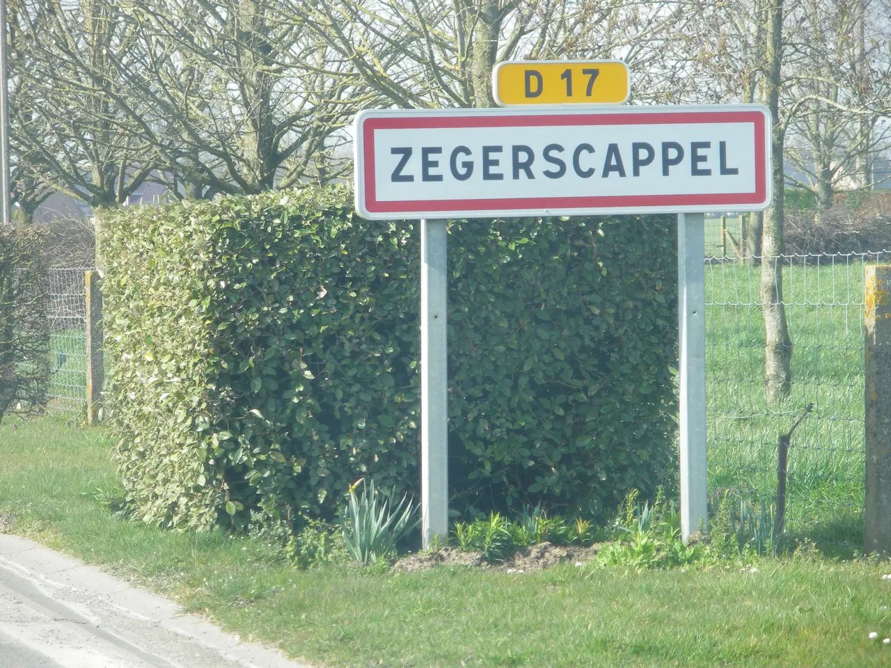 Zegerscappel - Panneau d'entrée