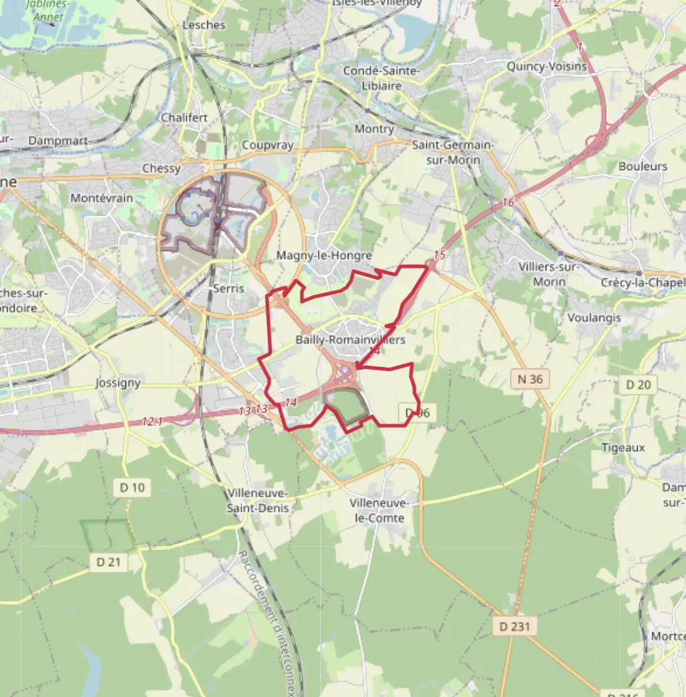 Bailly-Romainvilliers OSM 03