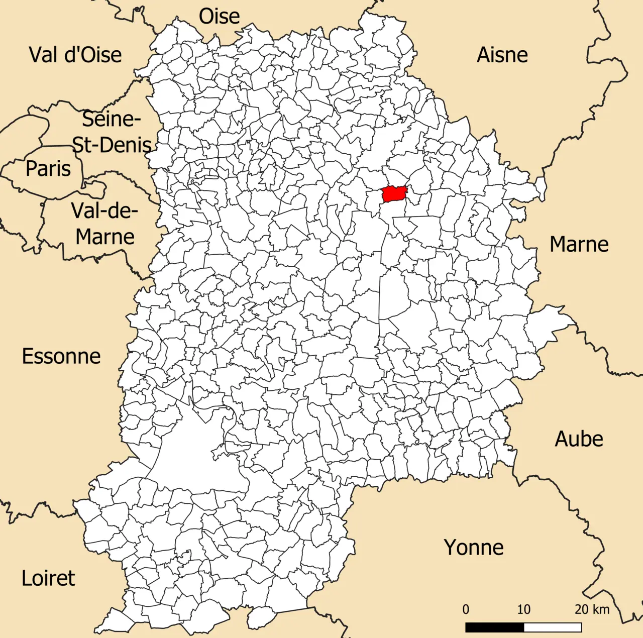 77042-Boissy-le-Châtel - Localisation