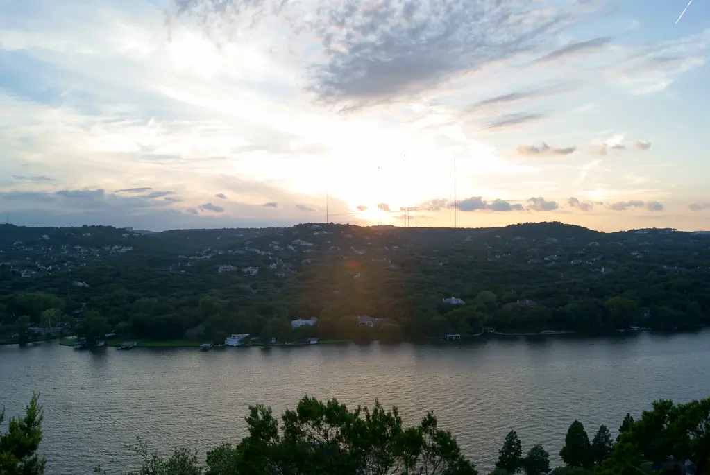 Sunset at Mt Bonnell