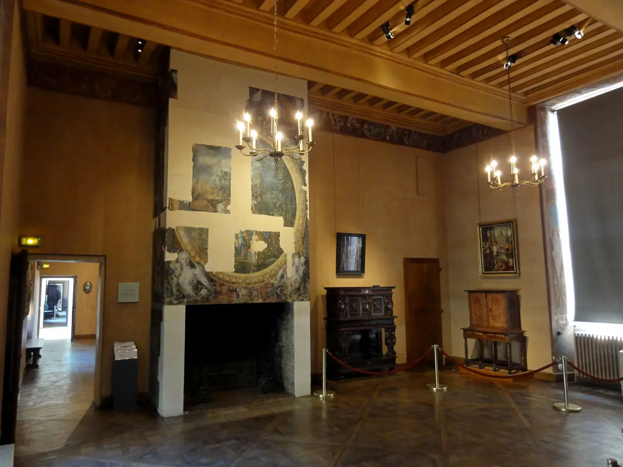 Écouen (95), château, étage, chambre de Madeleine de Savoie 4