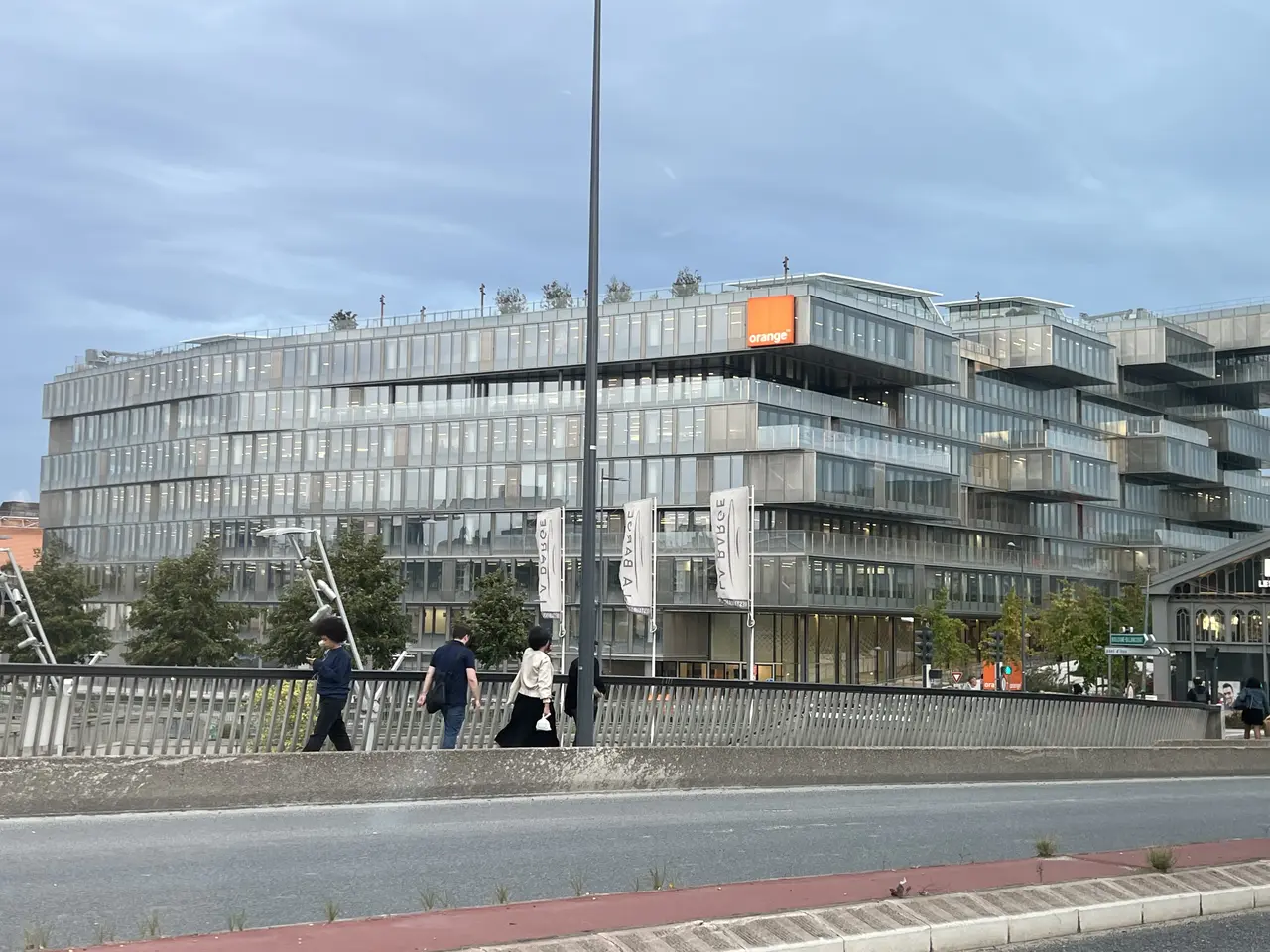Orange headquarters in Issy les Moulineaux