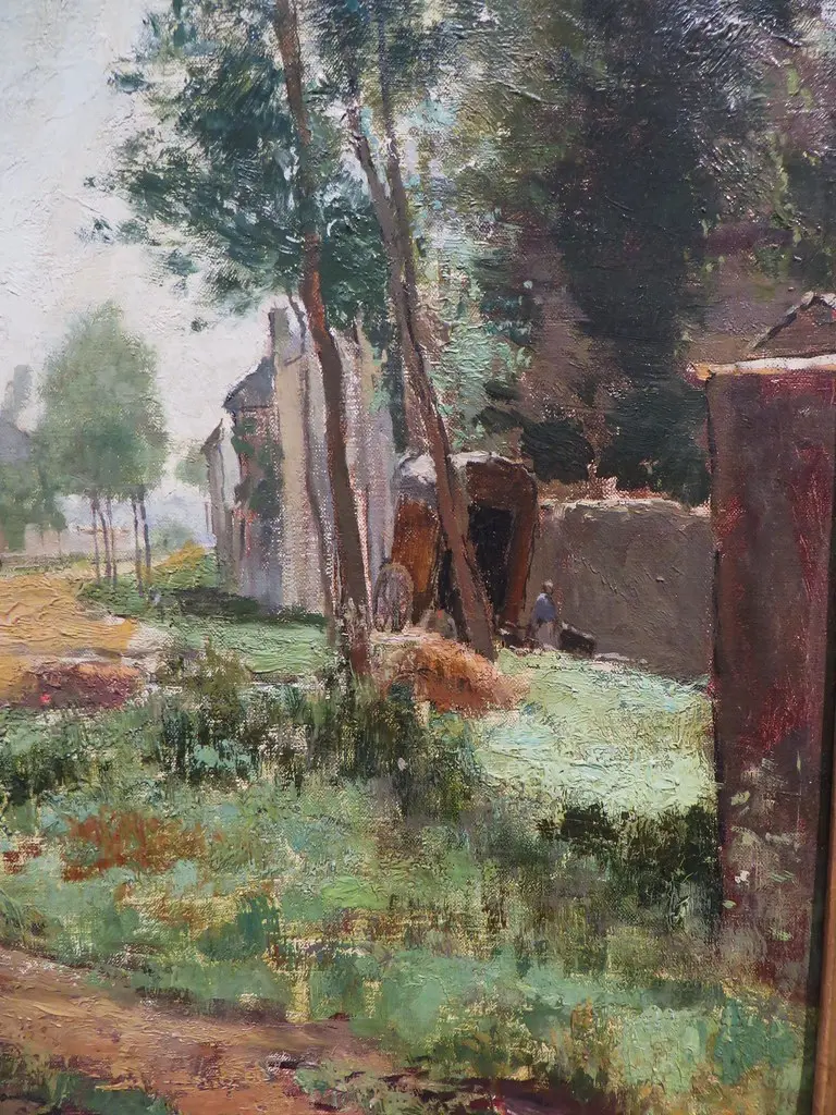 'Une allée à la Queue-en-Brie', Henri Rouart (1833-1912), Musée des beaux-Arts, Pau, Béarn, Pyrénées Atlantiques, Aquitaine, France.