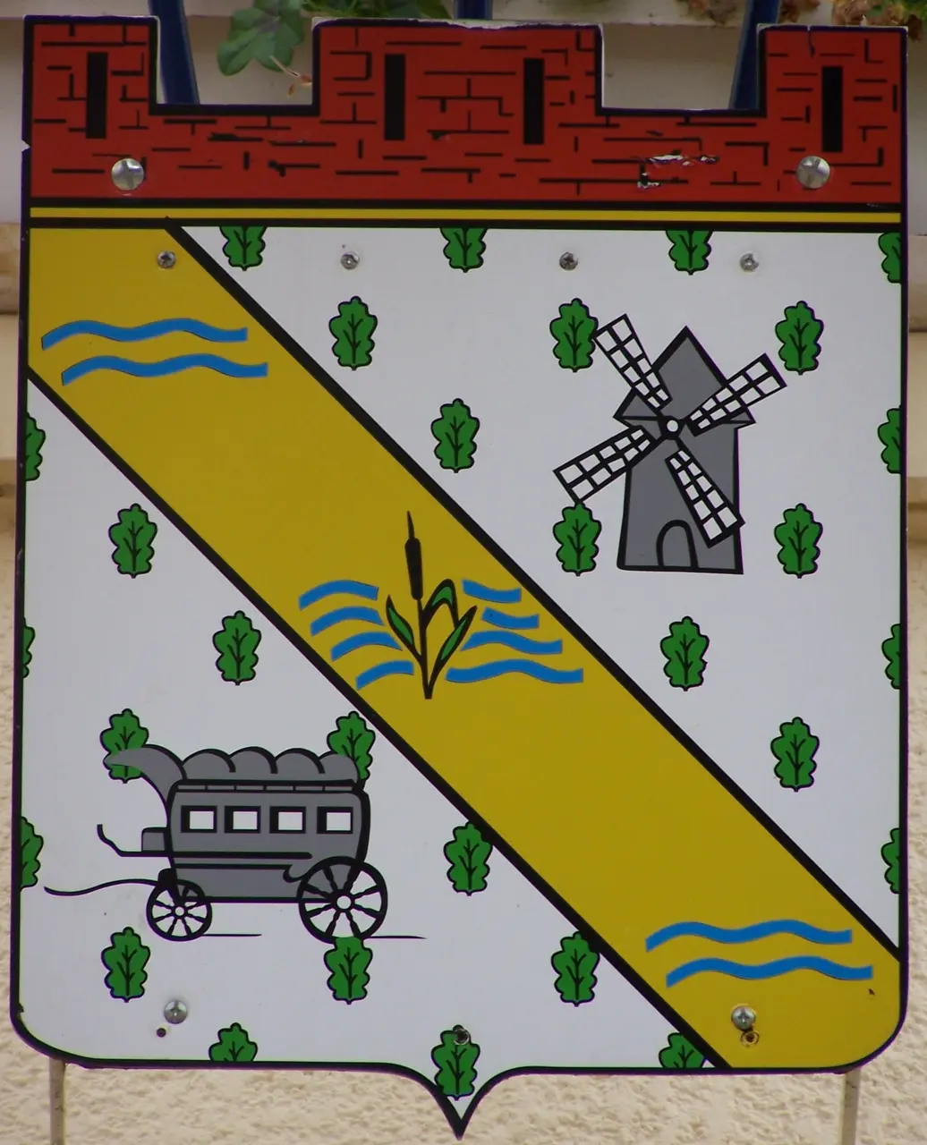 La Queue-les-Yvelines Blason Mairie