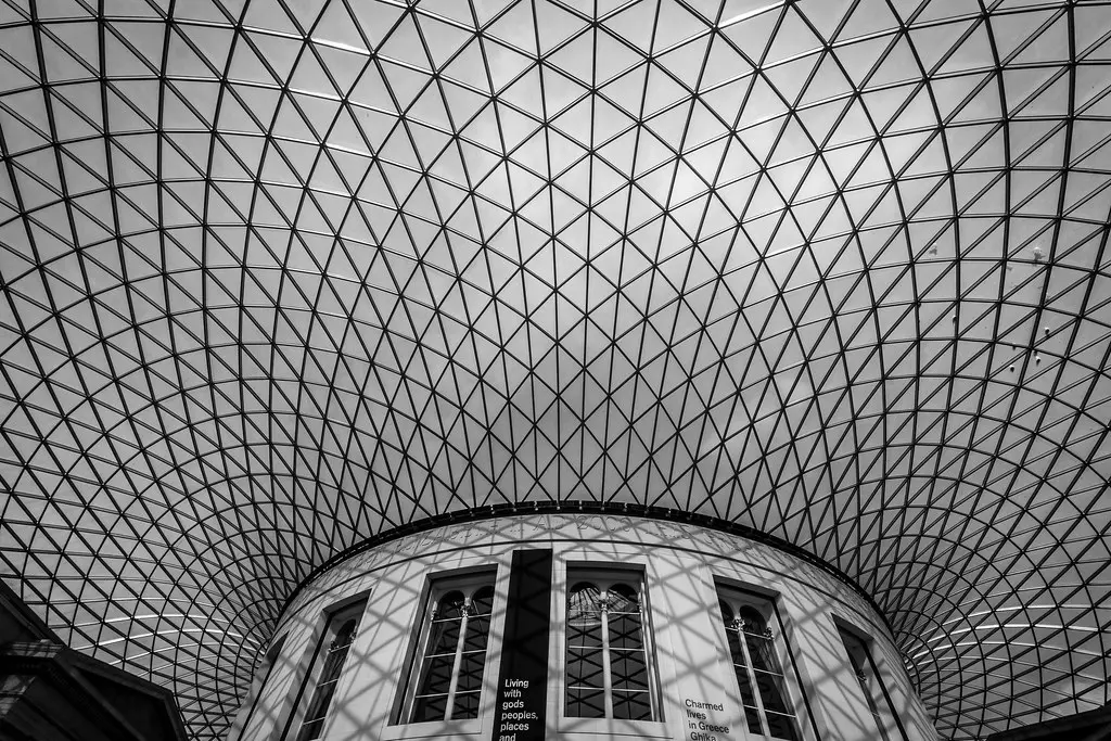 La verrière du British Muséum de Norman Foster.