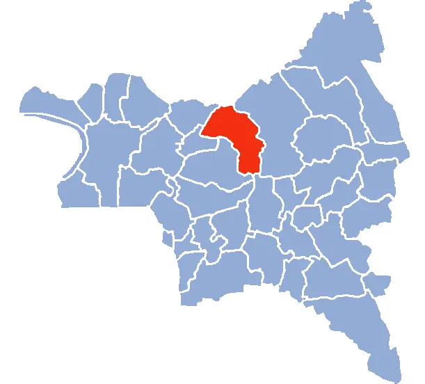 Carte Seine-Saint-Denis Le Blanc-Mesnil