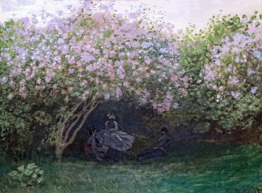 IMG_7112 Claude Monet. 1840-1926. Paris. Lilas, temps gris dit aussi le Repos sous les lilas. Paris. Lilac, gray weather also says the Rest under the lilacs. 1873. Paris Orsay.
