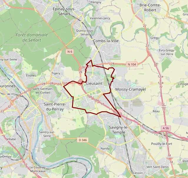 Lieusaint (Seine-et-Marne) OSM 01