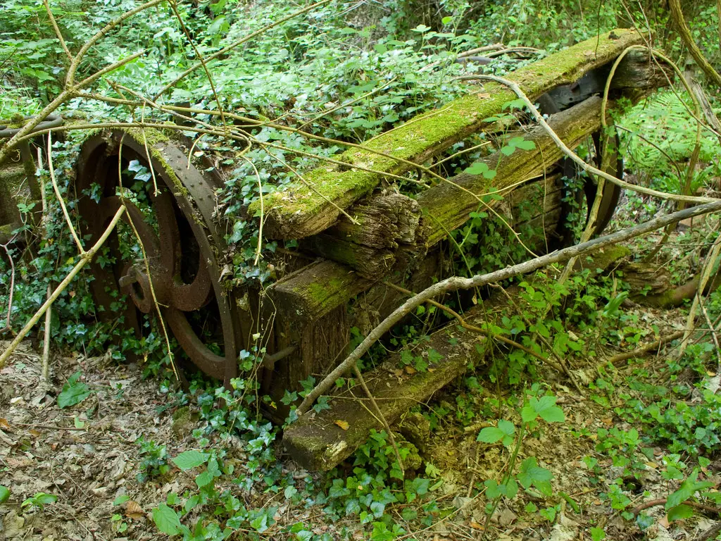 Winch mechanism - Rouleau de funiculaire - Plâtrière de Luzancy