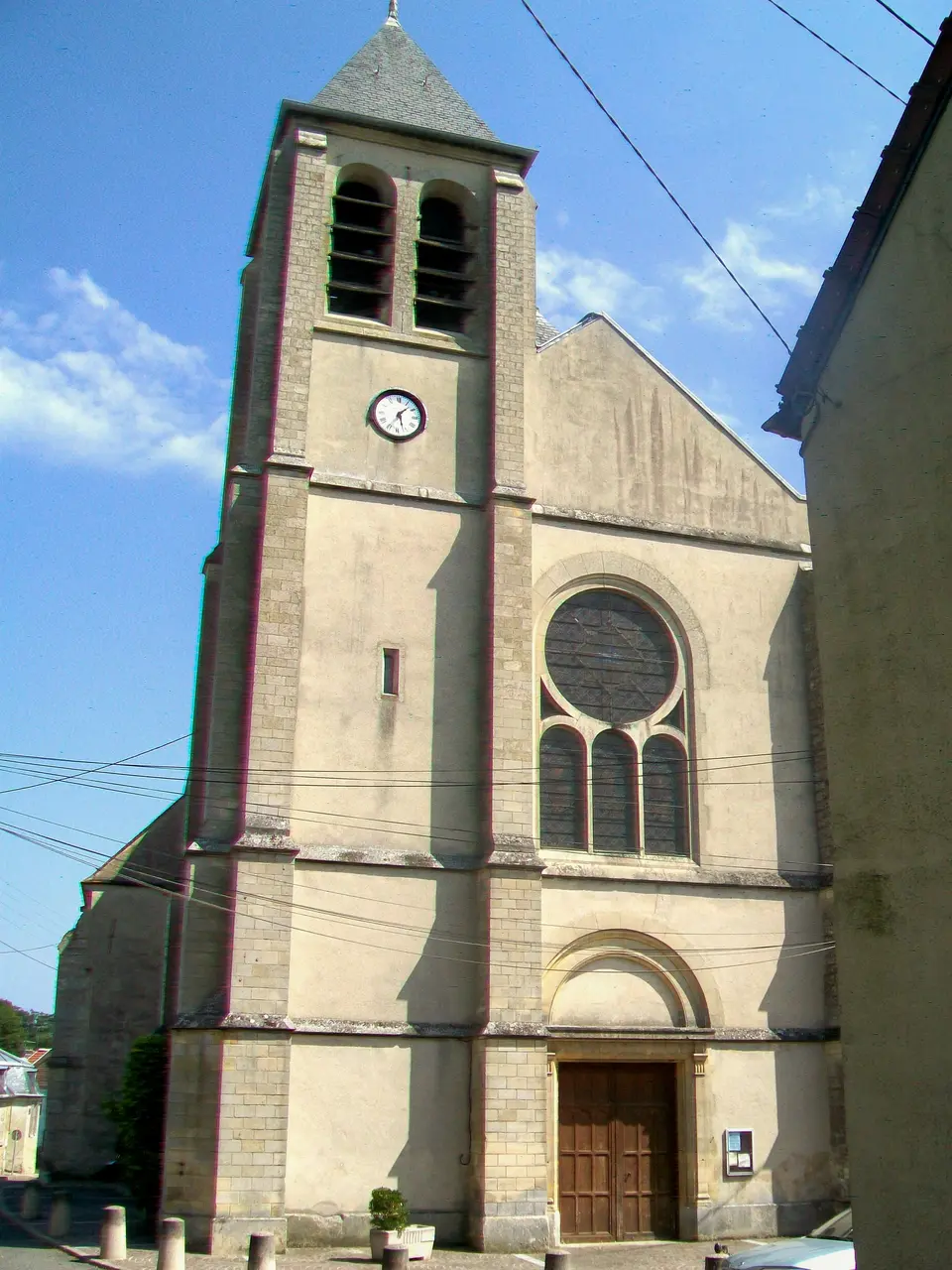 Maffliers (95), église Notre-Dame, rue de la Mairie