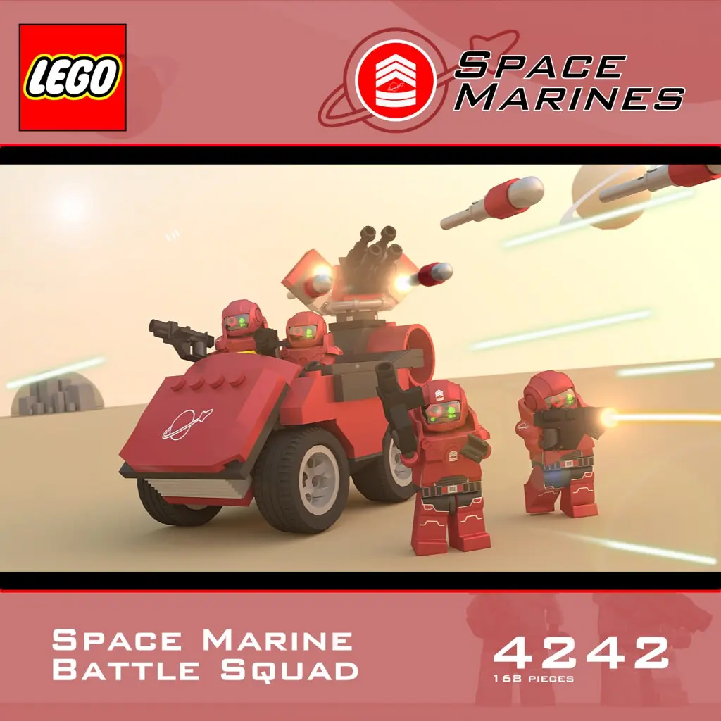 Space Marines Battle Squad- Set Instructions Cover