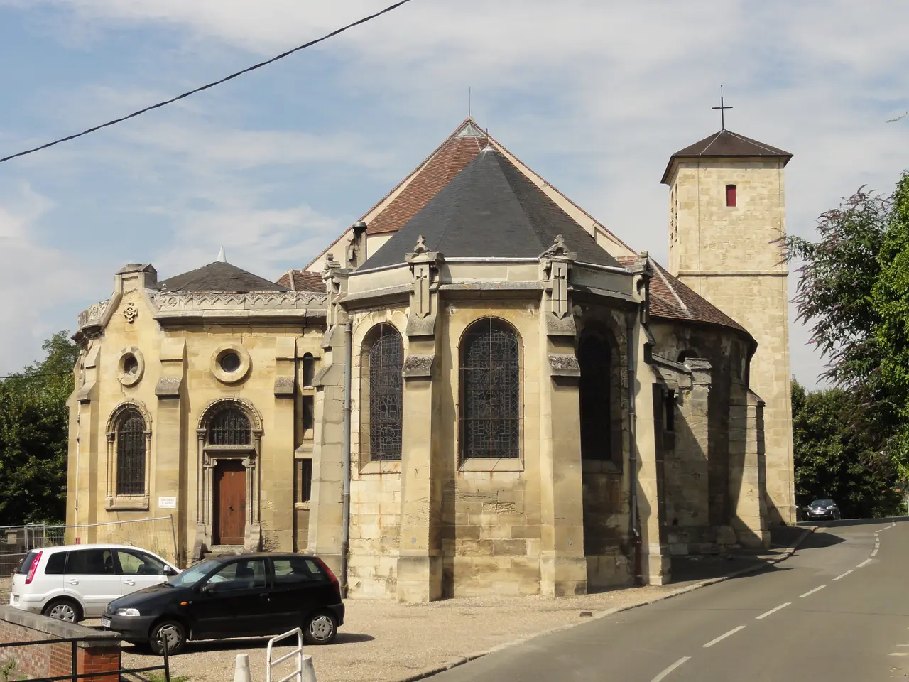 Meulan-en-Yvelines (78), église Saint-Nicolas, chevet
