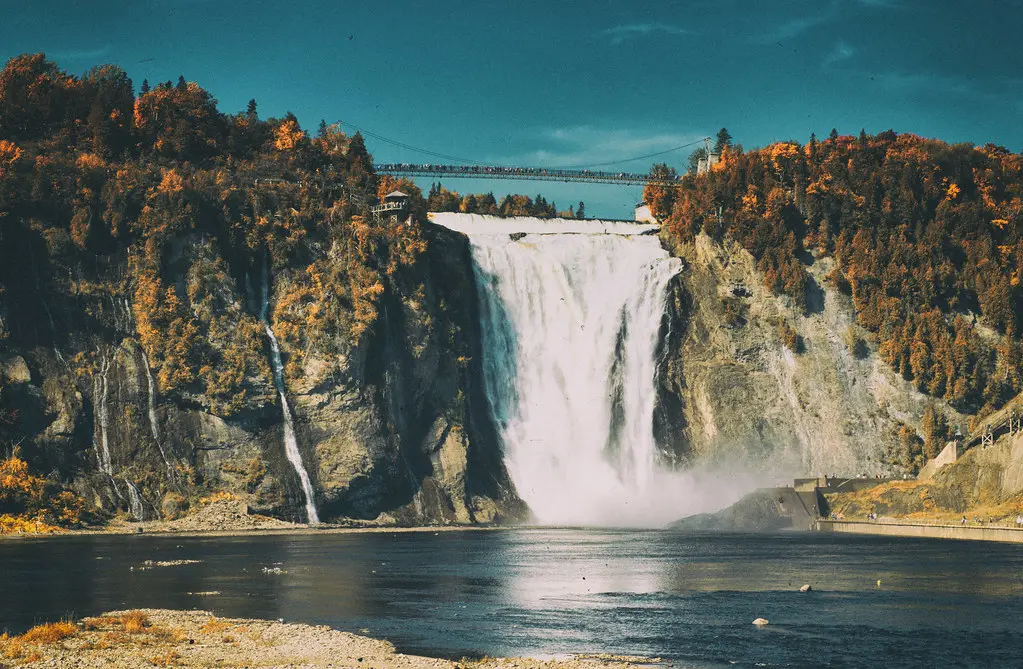 Montmorency Falls Vintage Look