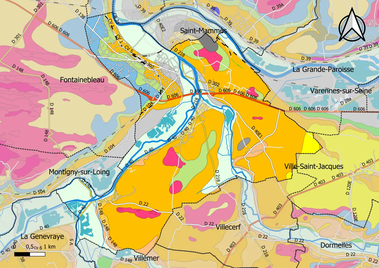 77316-Moret-Loing-et-Orvanne-Géologie