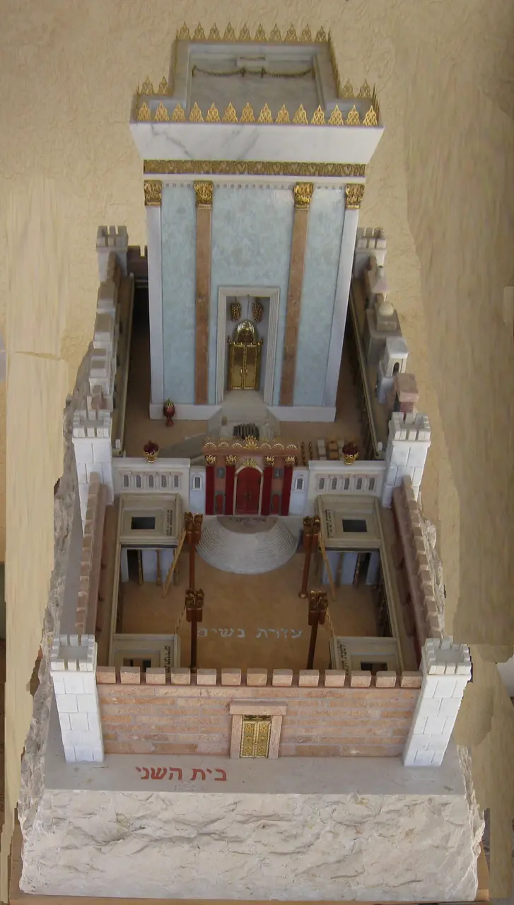 File:Model of Second Temple made by Michael Osnis from Kedumim 1.jpg