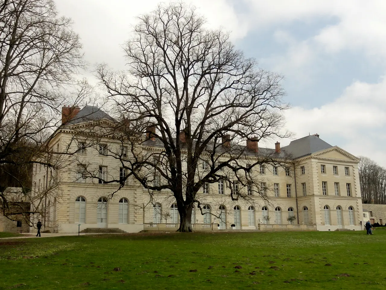 Osny (95), château de Grouchy, façade méridionale
