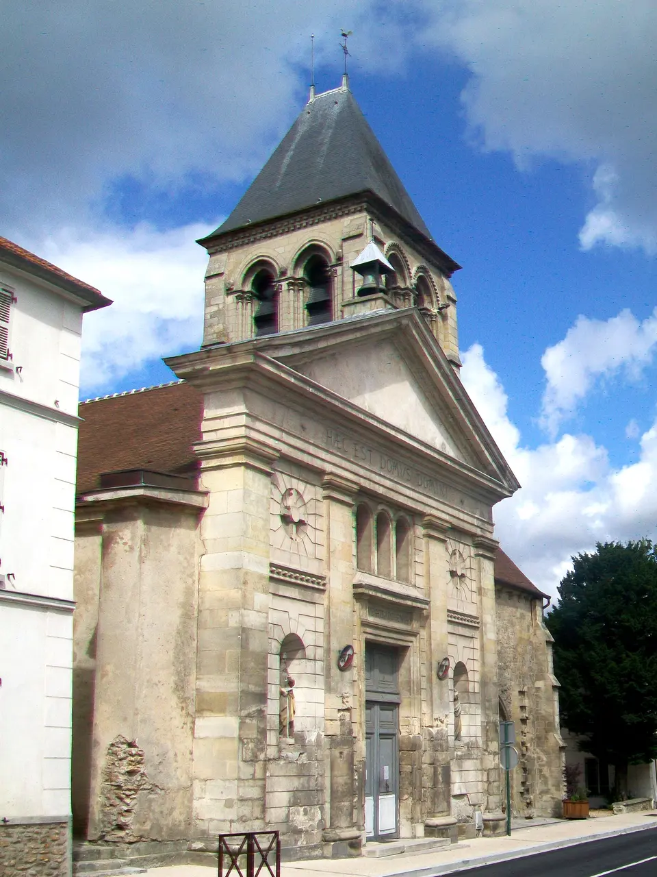 Saint-Brice-sous-Forêt (95), église Saint-Brice, rue de Paris